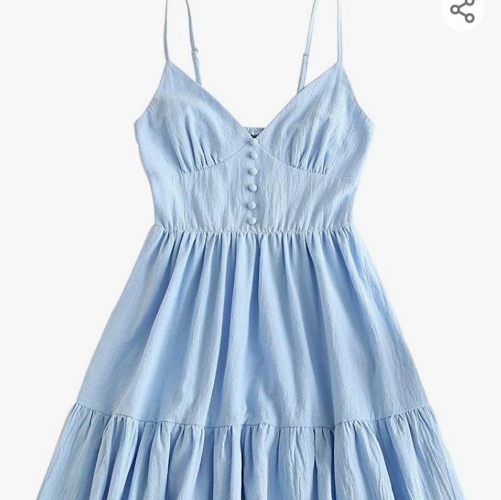 Zaful Blue Dress Size Large